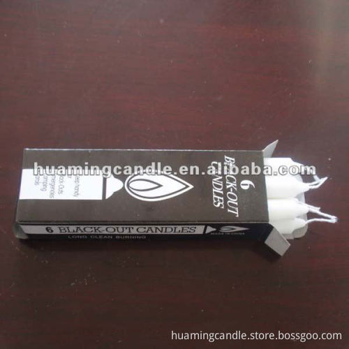 24g white pillar candles